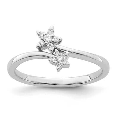 Diamond Star Bypass Diamond Ring 14k White Gold RM8428-009-WA, MPN: RM8428-009-WA,