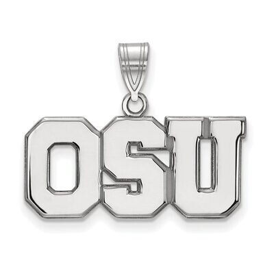 Ohio State University Large Pendant 10k White Gold 1W083OSU, MPN: 1W083OSU, 886774793702