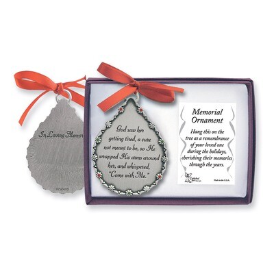 Memorial Teardrop Ornament - Her GM4175, MPN: GM4175, 785525237093