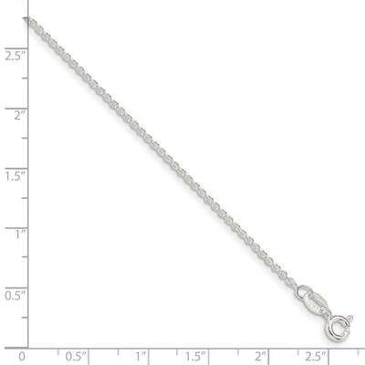 24 Inch 1.6mm Cable Chain Sterling Silver QPE87-24, MPN: QPE87-24, 886774099699