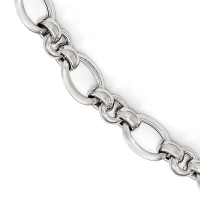 Leslie&#39;s Bracelet 7.5 Inch 14k White Gold Polished HB-LF548-7.5, MPN: LF548-7.5, 191101554728
