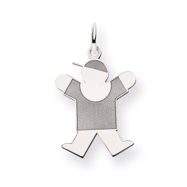 Kid Charm 14k White Gold XK1093W, MPN: XK1093W, 883957445922