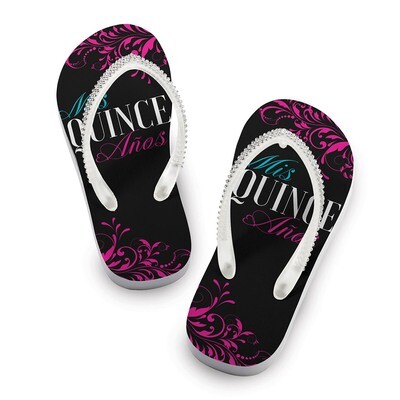 Lillian Rose Large Size 9-10 Quince Anos Flip Flops GM20458, MPN: GM20458, 710309432319