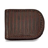 Brown Leather Lizard Grain Money Clip GM20765, MPN: GM20765, 788089142865