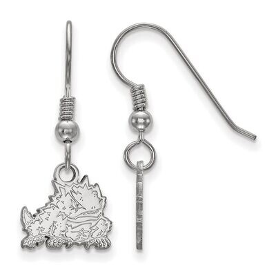 Texas Christian University Extra Small Dangle Earring Wire Sterling Silver SS020TCU, MPN: SS020TCU,…