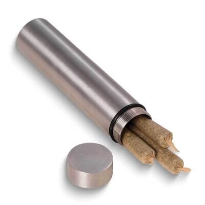 Silver-tone Stainless Steel Doobie TubeT Quattro GM24175ST, MPN: GM24175ST, 797140641049