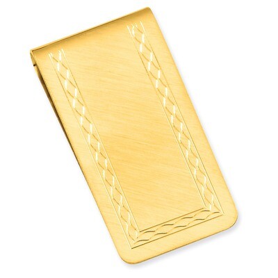 Kelly Waters with Engravable Area Florentined Money Clip Gold-plated GP3792, MPN: GP3792, 886774644…