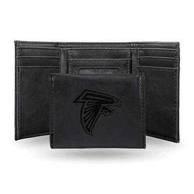 NFL Atlanta Falcons Black Faux Leather Trifold Wallet GC7746, MPN: GC7746, 767345899590