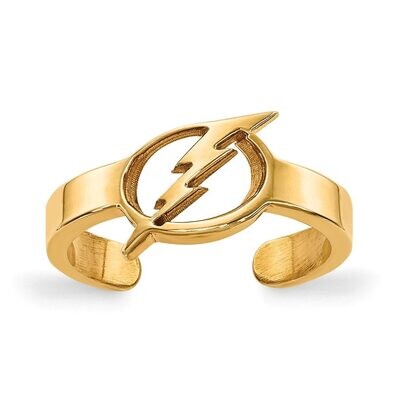 Tampa Bay Ligtning Toe Ring Gold-plated Silver GP026LIG, MPN: GP026LIG, 886774929712