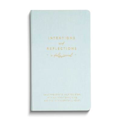 Mint Green 4.75x8 Inch INTENTIONS AND REFLECTIONS Guided Journal GM24477, MPN: GM24477, 826635247593