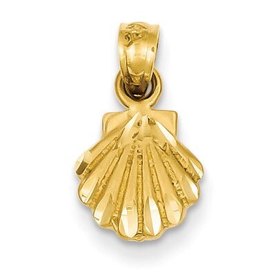Scallop Shell Pendant 14k Gold K2965, MPN: K2965, 886774098630