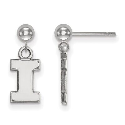 University of Illinois Earring Dangle Ball Sterling Silver SS010UIL, MPN: SS010UIL, 886774707891