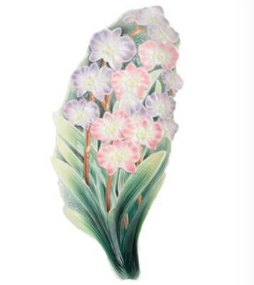 Franz Porcelain Moth Orchid Flower Dessert Plate FZ02640, MPN: FZ02640,