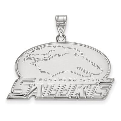 Southern Illinois University Large Pendant 10k White Gold 1W016SIU, MPN: 1W016SIU, 886774781105