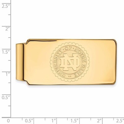 University of Notre Dame Money Clip Crest - Gold-plated on Silver GP070UND, MPN: GP070UND, 19110112…