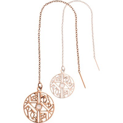 Nikki Lissoni Wild Free Threader Earrings with Tag Rose Gold-Plated 20mm EA2012RGM, MPN: EA2012RGM,…
