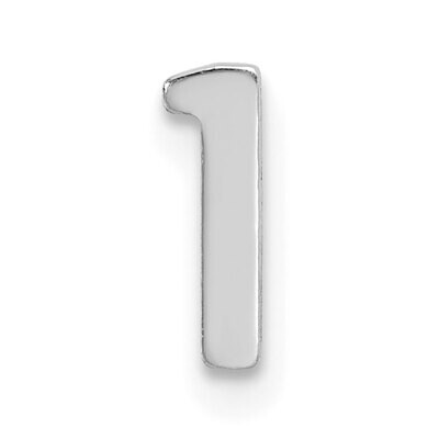 Die Struck Number 1 14k White Gold WG2210, MPN: WG2210,