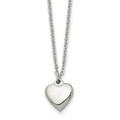 Heart 1.50 Inch . Extension Necklace Stainless Steel Polished SRN1691-16.25 by Chisel, MPN: SRN1691…