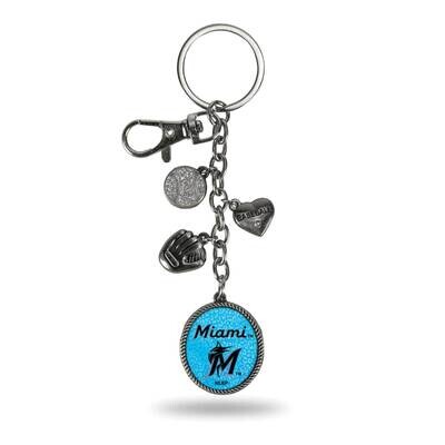 MLB Miami Marlins Sparo Charm Key Ring GC6901, MPN: GC6901, 767345693211