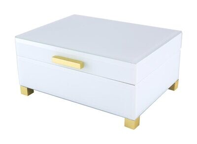 Tizo Victorian White with Gold Box, MPN: JW609WHSM,