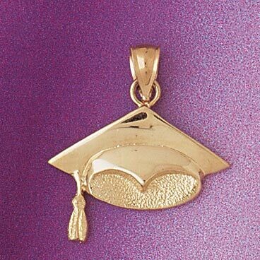 Dazzlers Jewelry Graduation Pendant Necklace Charm Bracelet in Yellow, White or Rose Gold 6454, MPN…