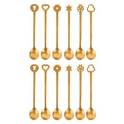 Sambonet Party Fashion Set 12 Party Spoons 52649N23, MPN: 52649N23,