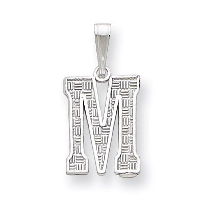 Initial M Charm Sterling Silver QC2762M, MPN: QC2762M, 883957906621