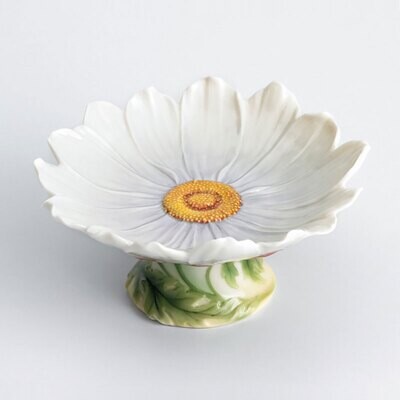 Franz Porcelain Daisy Compote Bowl FZ01274, MPN: FZ01274,