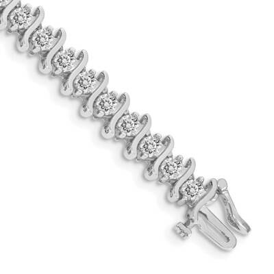 3.3mm Diamond Tennis Bracelet Mounting 14k White Gold X706WVS, MPN: X706WVS,