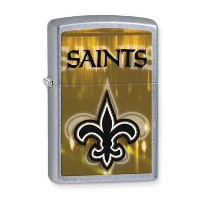 Zippo New Orleans Saints High Polish Chrome Lighter GL6576, MPN: GL6576, 191693109054