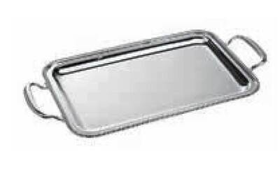 Ercuis Empire Rectangular Serving Tray With Handles 15.75 x 10.625 Inch Silver Plated F51E450-40, M…