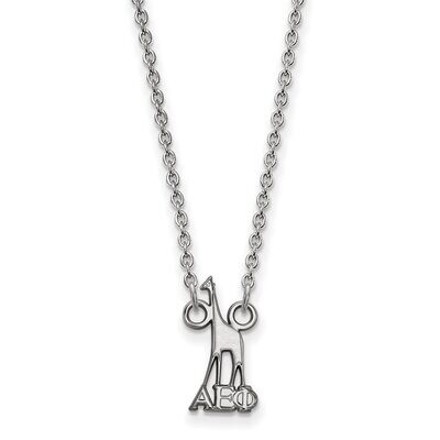 Alpha Epsilon Phi Extra Small Pendant with 18 Inch Chain Sterling Silver SS039AEP-18, MPN: SS039AEP…
