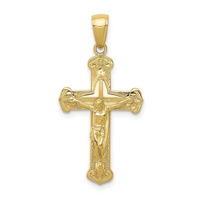 Textured Crucifix Pendant 10k Gold Polished 10K5568, MPN: 10K5568,