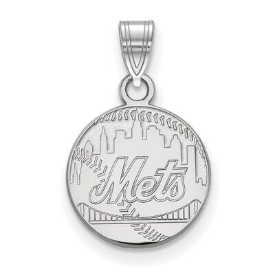 New York Mets Small Pendant 10k White Gold 1W025MET, MPN: 1W025MET, 886774783970