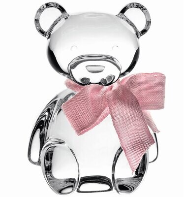 Vista Alegre Teddy Bear Case With Sculpture Pink Lace 48000840, MPN: 48000840, 5601266293707
