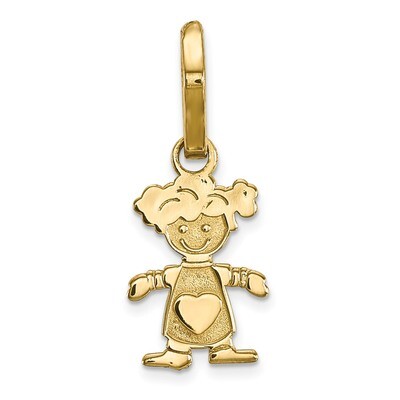 Little Girl Pendant 14k Gold Polished K5807, MPN: K5807, 191101365270