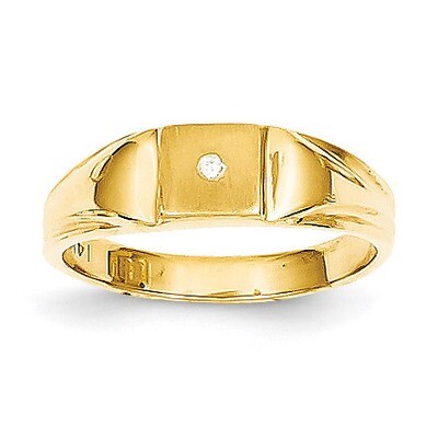 Child&#39;s Diamond Ring Mounting 14k Gold RS657, MPN: RS657,