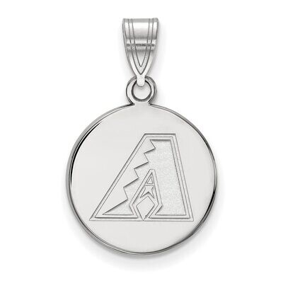 Arizona Diamondbacks Medium Disc Pendant 14k White Gold 4W013DIA, MPN: 4W013DIA, 886774839721