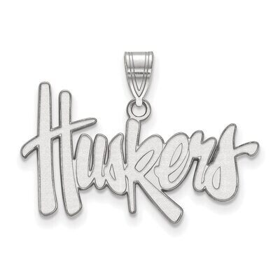 University of Nebraska Large Pendant Sterling Silver SS004UNE, MPN: SS004UNE, 886774713472