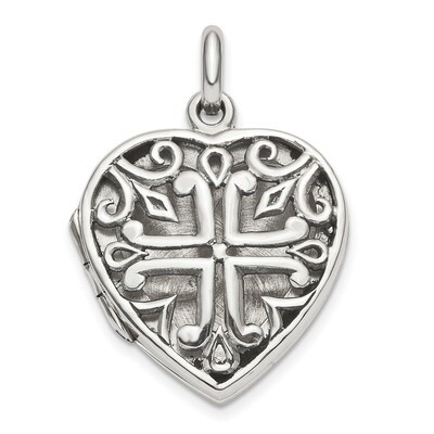 Heart Locket Sterling Silver QLS780, MPN: QLS780, 886774119632
