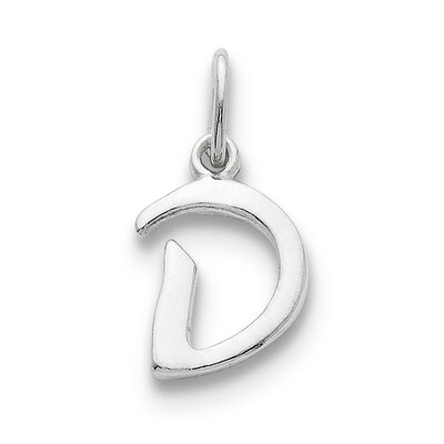 Initial D Pendant Sterling Silver QC6511D, MPN: QC6511D, 883957916224