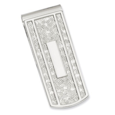 Kelly Waters with Engravable Area Money Clip Rhodium-plated GP3857, MPN: GP3857, 886774644431