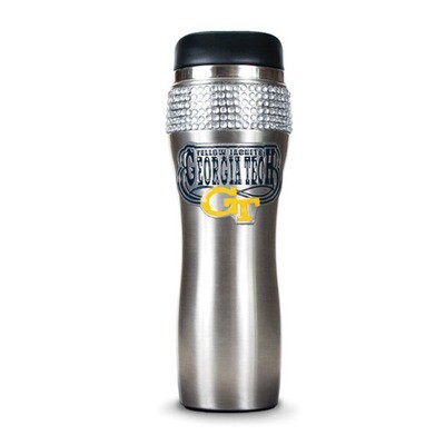Georgia Tech Silver Jeweled 14oz Stainless Tumbler GC4030, MPN: GC4030, 89006556414