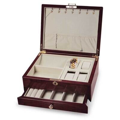 Two-Tone Maple Inlay Wood Jewelry Box GL7276, MPN: GL7276, 886774287218
