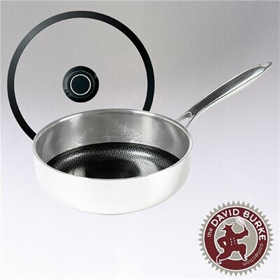 Frieling Black Cube Hybrid Saute Pan with Lid 9.5&quot; 3.0 Qt. BC724