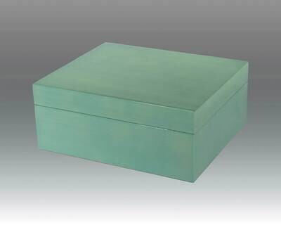 Tizo Turquoise Wooden Box With Insert Tray FS700TRBX, MPN: FS700TRBX,