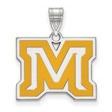 Montana State University Medium Enamel Pendant Sterling Silver SS022MTU, MPN: SS022MTU, 886774691725