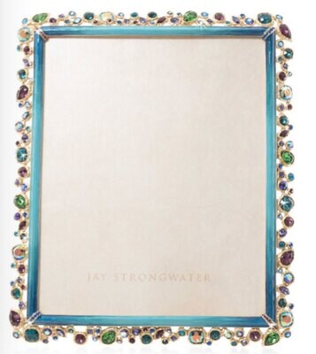 Jay Strongwater Theo Bejeweled 8&quot; x 10&quot; Picture Frame SPF5843-208, MPN: SPF5843-208,