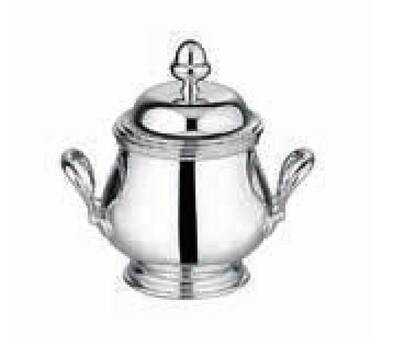Ercuis Rencontre Sugar Bowl 4.75 Inch Silver Plated F522070-02, MPN: F522070-02, 3660656873853