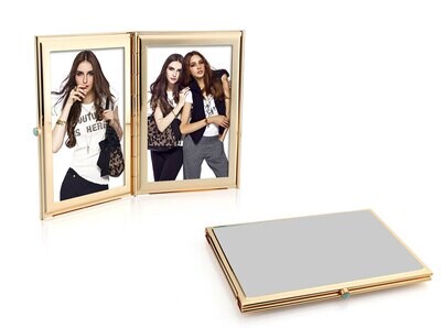Addison Ross Chiffon &amp; Gold Travel Picture Frame 2 x 3 Inch Gold-plated FR3502, MPN: FR3502, UPC/EA…
